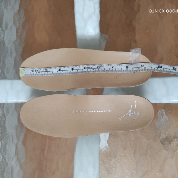 Giuseppe Zanotti Croc Embossed Silver Ankle Strap Sneakers pink Women's 36.5 - Picture 10 of 10